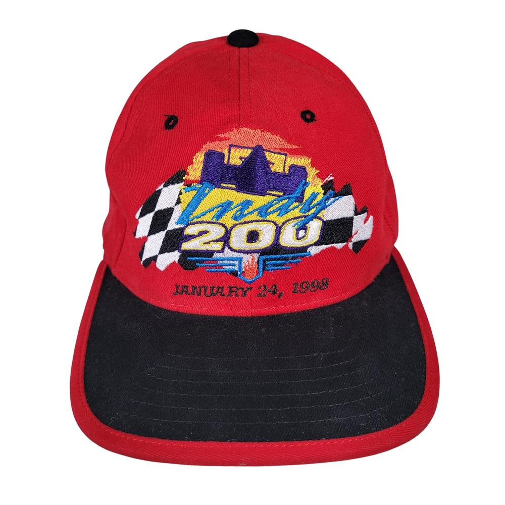 Vintage Goofy's Hat Co Indy‎ 200 Snapback Hat Walt Disney World Speedway 1998